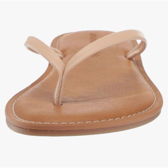 NEW Amazon Essentials Thong Sandal Beige Flat Casual Summer Beach Size 7 - Picture 4 of 8